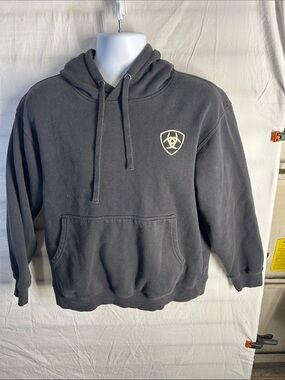 Ariat Black Hoodie with Cream Shield Logo